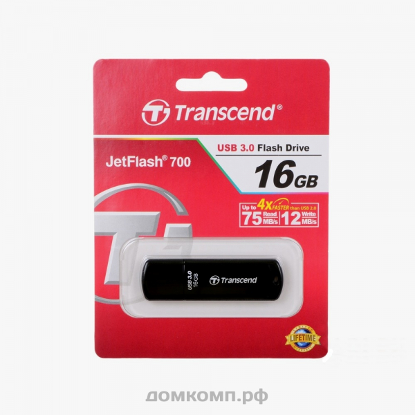 USB Flash 16 Гб Transcend Jetflash 700 [TS16GJF700]